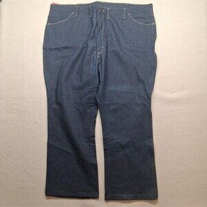 NWT  Vintage 70s Maverick Jeans Mens 48 Short Deadstock USA Made Dark Indigo